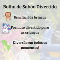 Brinquedo Bolha de Sabão Infantil Menino Dinossauro 1 Und/5