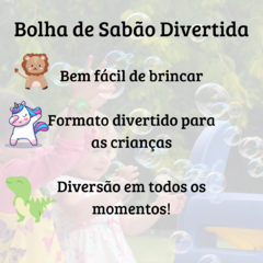 Brinquedo Bolha de Sabão Infantil Menina Unicórnio 1 Und/6