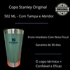 Copo Térmico Stanley pra cerveja Original Classic Com Tampa e Abridor/13