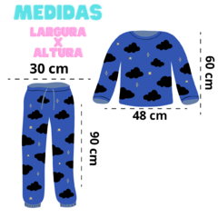 Pijama De Inverno Infantil Quentinho Menino e Menina 14 A 16/5