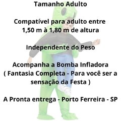 Fantasia Inflável ET Alien Adulto e Infantil Pronta Entrega/6