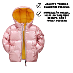 Jaqueta Térmica Metalizada Infantil Bobojaco Puffer Premium/6