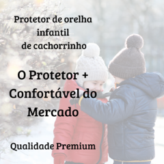 Protetor de Orelha de Inverno Infantil de Bichinho Premium/16