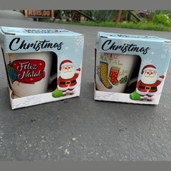 Xícaras de Natal Decorada para Presente na Caixa 2 Unidades/7