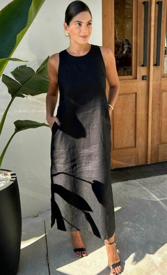 Dress Linho Zara - comprar online