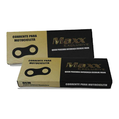 Corrente Transmissão 132 elos P 428, Sem Retentor, Fazer 250, Bros 125 - Maxx Premium