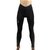 Calça Ciclismo Flets Basic Compression Feminina Preta com F Estanho