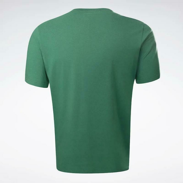 Camiseta Reebok Casual Classic Logo TEE Verde Masculino