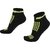 Meia Hupi Cano Curto Running Pro Preto/Verde - Tamanho 36 A 42