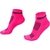 Meia Hupi Cano Curto Running Pro Rosa Neon - Tamanho 36 A 42