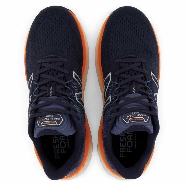 Tênis New Balance More V3 Trail Azul/Laranja Masculino