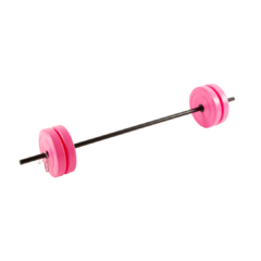 Kit pink 20kg + barra y discos