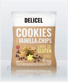 GALLETAS COOKIES VAINILLA SIN TACC X 150GR DELICEL