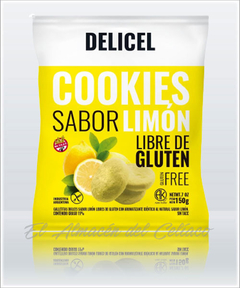 GALLETAS COOKIES LIMÓN SIN TACC X 150GR DELICEL