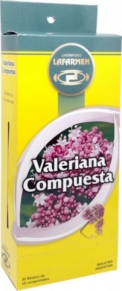 VALERIANA COMPUESTA BLISTER X 10 COMPR. - LAFARMEN