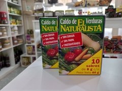 CALDO DE VERDURAS CON SAL X 10 SOBRES EL NATURALISTA - comprar online