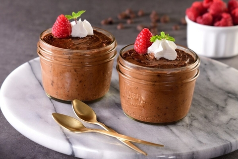 MOUSSE DE CHOCOLATE NEGRO POSTRE INDIVIDUAL - SIN TACC - BRULEE