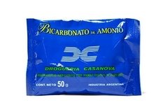 BICARBONATO DE AMONIO SOBRE X 50GR - DROGUERIA CASANOVA