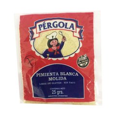 PIMIENTA BLANCA MOLIDA SIN TACC X 25GR PERGOLA