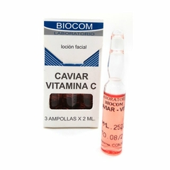 AMPOLLAS CAVIAR Y VIT. C X 3 UNIDADES X 2ML - BIOCOM