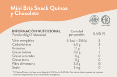 SNACK DE QUINOA Y CHOCOLATE X 100GR BRIA - comprar online