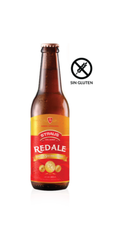 CERVEZA SIN TACC ROJA X 330CC STRAUS - comprar online