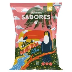 CHIPS DE MANDIOCA Y SAL MARINA SIN TACC X 80 GR - NUESTROS SABORES