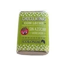CHOCOLATINAS CON LECHE SIN AZUCAR Y SIN TACC X 5GR- COLONIAL