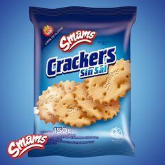 GALLETAS CRACKERS SIN SAL SIN TACC X 150GR SMAMS