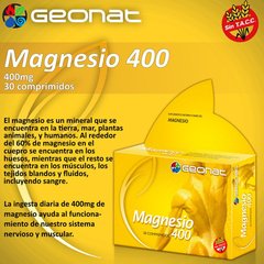 MAGNESIO 400 SIN TACC X 30 COMP GEONAT PROVEFARMA - comprar online