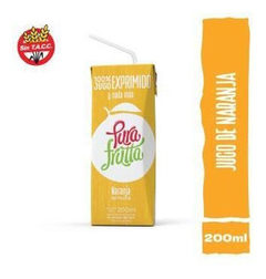 JUGO 100% NARANJA SIN TACC X 200CC - PURA FRUTTA