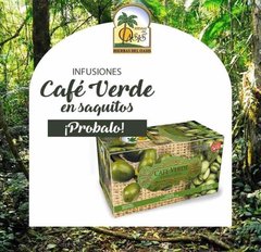 TÉ DE CAFÉ VERDE X 25 SAQUITOS HIERBAS DEL OASIS