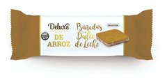 GALLETA DE ARROZ BAÑADA SABOR DULCE DE LECHE X108GR DELUXE