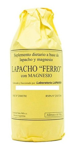 LAPACHO FERRO CON MAGNESIO X 960CC LAPAFER