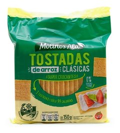 TOSTADAS DE ARROZ CLÁSICAS SIN TACC X 150GR MOLINOS ALA