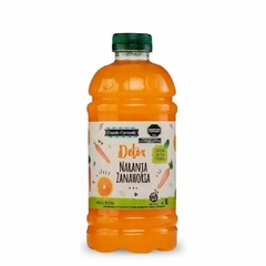 JUGO DETOX NARANJA Y ZANAHORIA CON STEVIA SIN TACC X 1LITRO - CUARTO CRECIENTE