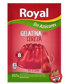 GELATINA CEREZA X 25 GR - 8 PORCIONES - ROYAL