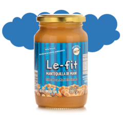 MANTEQUILLA DE MANÍ BANANA x 400GR - LE FIT