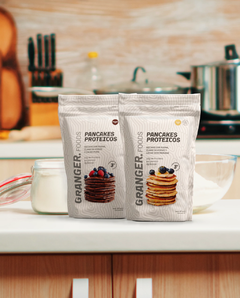 PANCAKES PROTEICOS SABOR CHOCOLATE X 450GR - GRANGER