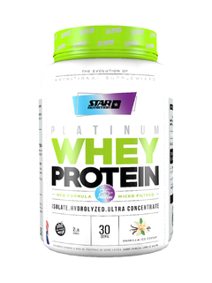 PROTEINA WHEY PROTEIN ISOLATE-HIDROLIZED-ULTRA CONCENTRATE SABOR VAINILLA ICE CREAM X 907GR STAR NUTRITION