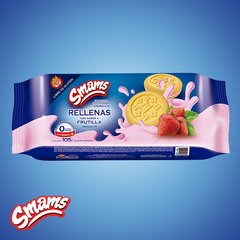 GALLETAS RELLENAS DE FRUTILLA SIN TACC X 105GR SMAMS