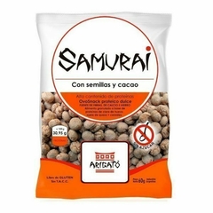 CEREAL PROTEICO CON MIEL Y VAINILLA X 60GR SAMURAI ARIGATO