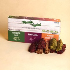 BASTONCITOS MIX x 9 U ESPINACA - REMOLACHA - MORRON X 360GR MUNDO VEGETAL