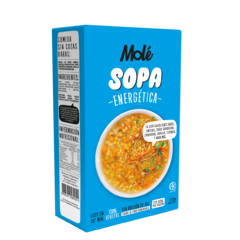 SOPA ENERGÉTICA 100% VEGETAL X 150GR MOLÉ