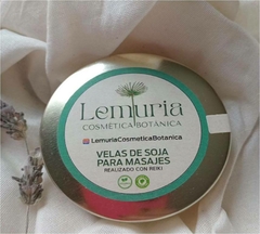 VELA PARA MASAJES - DE SOJA - X 100GR LEMURIA