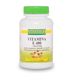 VITAMINA E 400 + SELENIO X 30 COMPRIMIDOS - VITATECH