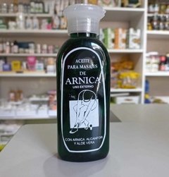 ACEITE PARA MASAJES DE ARNICA - CON ALCANFOR Y ALOE VERA X 150CC - TIBALDI