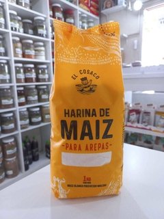 HARINA DE MAIZ PRECOCIDA PARA AREPAS X 1 KG EL COSACO