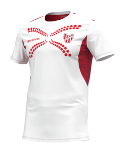 REMERA DE ENTRENAMIENTO GIVOVA BCO-ROJO - comprar online