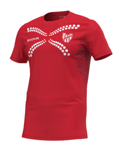 REMERA DE ENTRENAMIENTO GIVOVA ROJO-BCO - comprar online